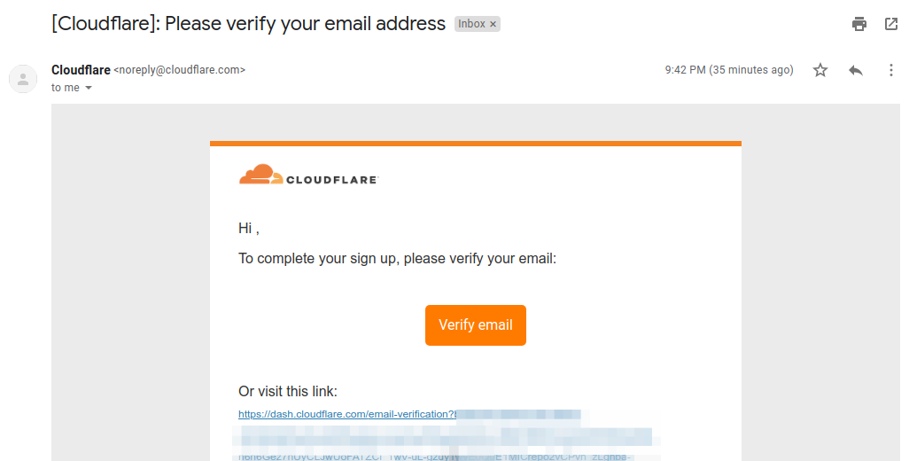 1.1 – Email Konfirmasi