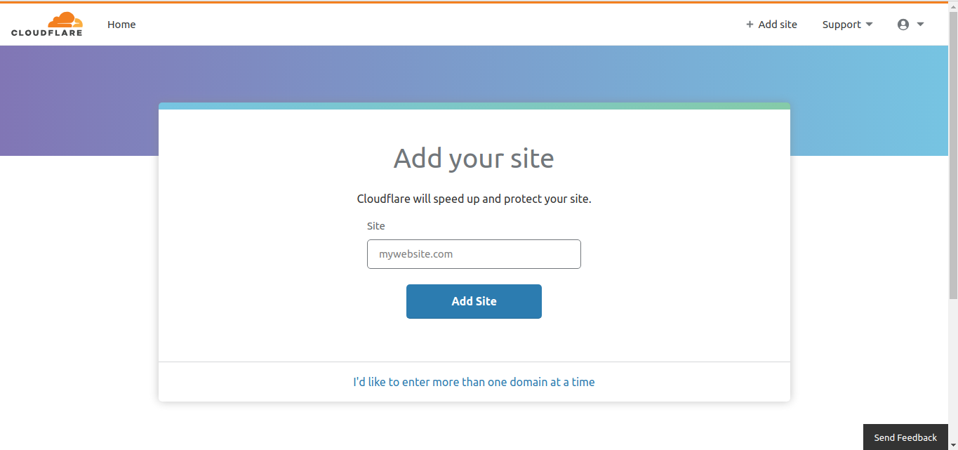 1.3 – Menambahkan website