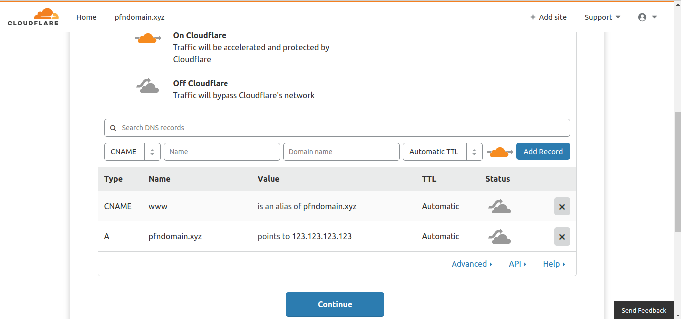 1.9 – Pengaturan DNS Domain