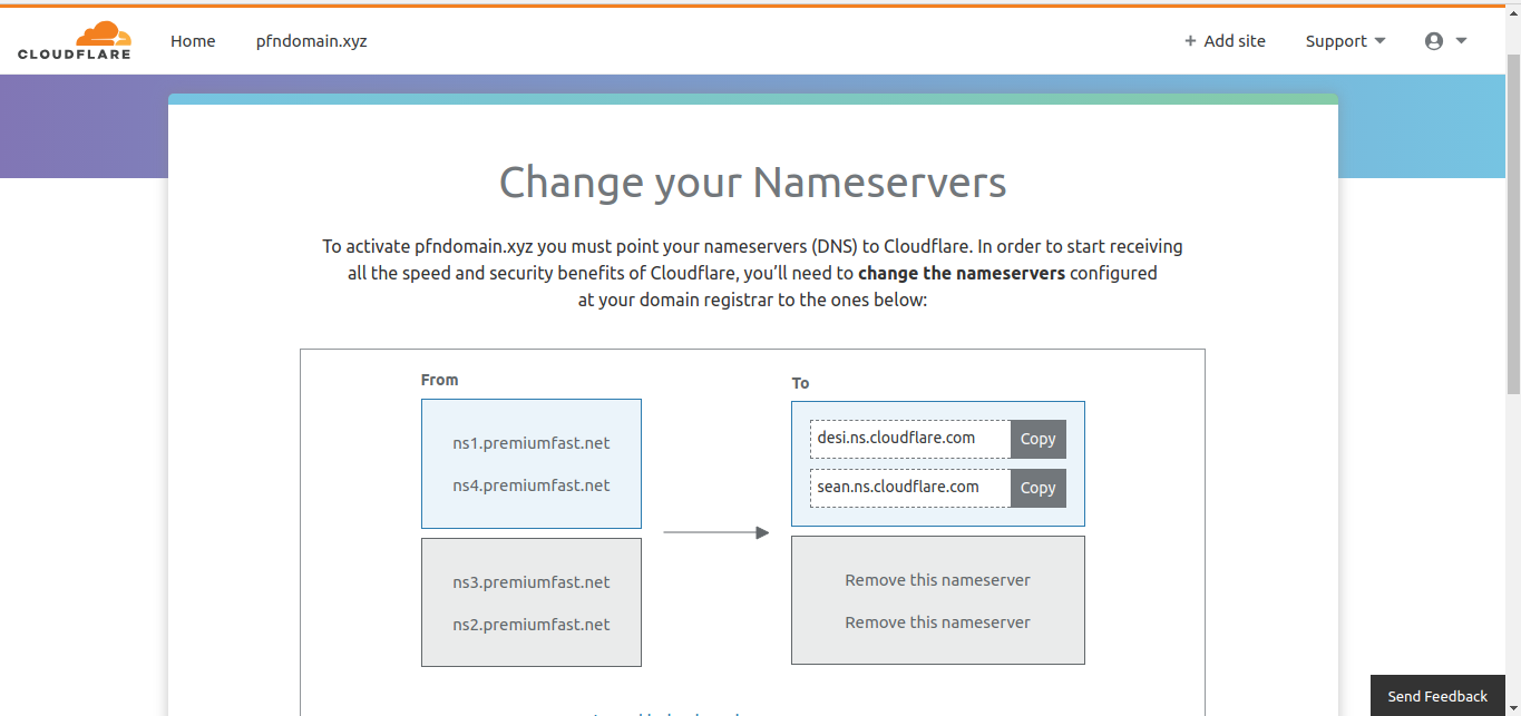 2.0 – Salin Nameserver