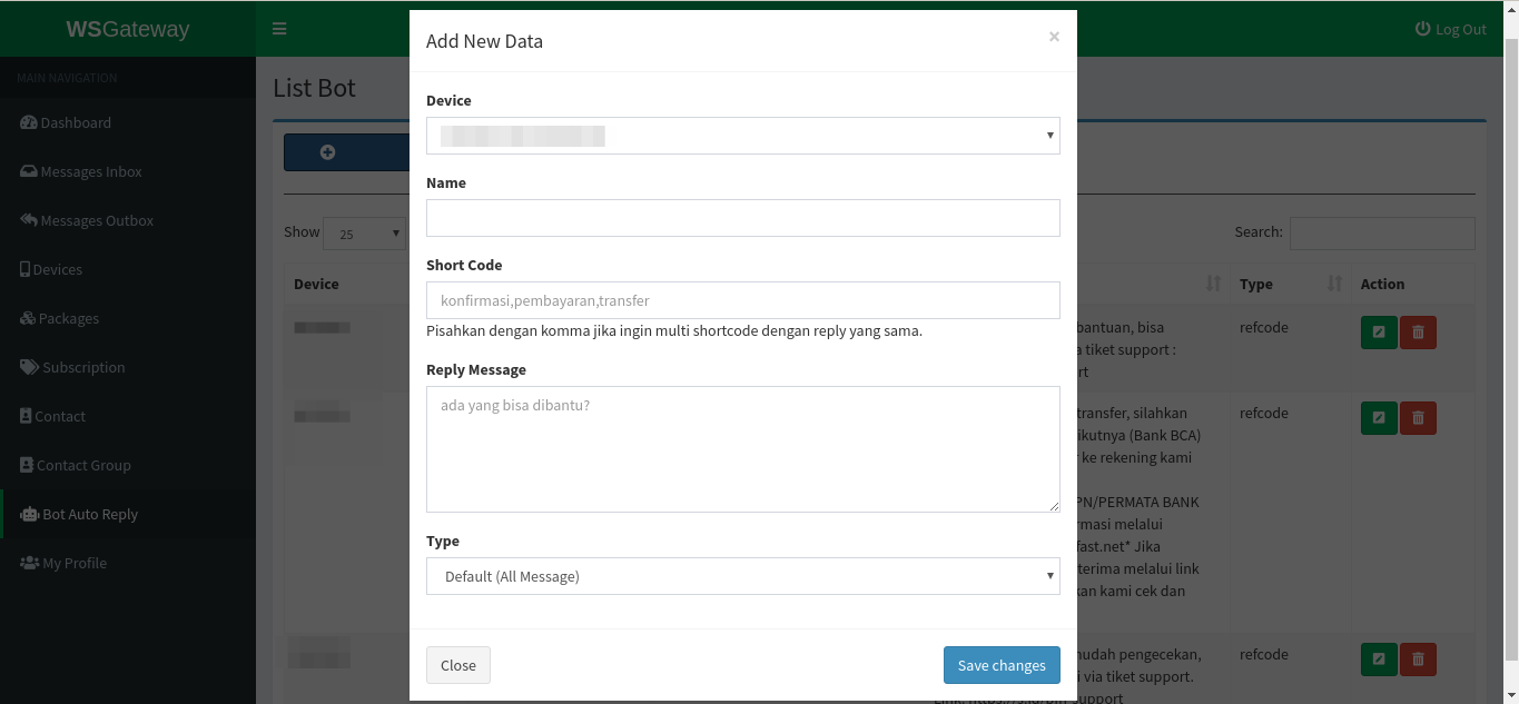 1.8 - Bot Message Setup
