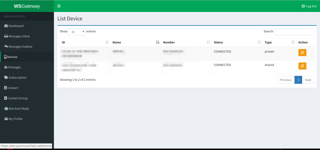 1.6 - Device Status